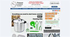 Desktop Screenshot of pressurecooker-outlet.com