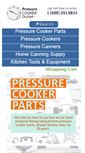 Mobile Screenshot of pressurecooker-outlet.com